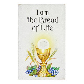 Berkander BK-12121 First Communion Plaque -Bread of Life