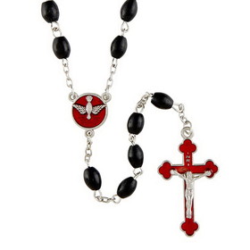 Berkander BK-12124 Black Confirmation Rosary