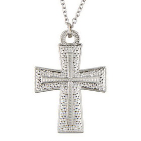 Berkander BK-12132 Contemporary Cross Necklace