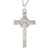 Berkander BK-12140 Saint Benedict Cross Necklace