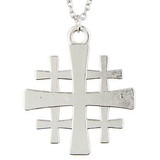 Berkander BK-12149 Jerusalem Cross Necklace