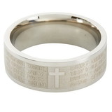 Berkander BK-12222 Our Father Stainless Steel Lasered Ring