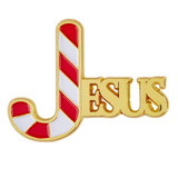 Berkander BK-12274 Jesus Candy Cane Pin