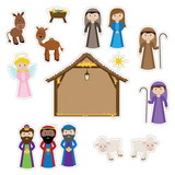 Berkander BK-12307 Nativity Stickers