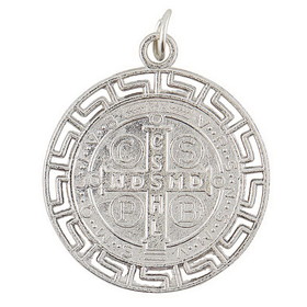 Berkander BK-12342 Silver Saint Benedict Medals