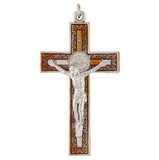 Berkander BK-12358 Brown Saint Benedict Crucifix