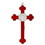 Berkander BK-12361 Red Saint Benedict Crucifix