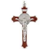 Berkander BK-12365 Brown Saint Benedict Crucifix