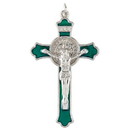 Berkander BK-12367 Green Saint Benedict Crucifix