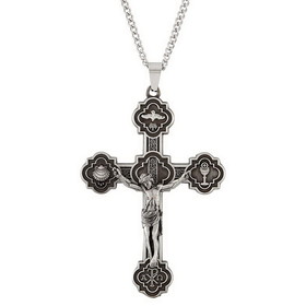 Berkander Berkander RCIA Pectoral Cross With Stainless Steel Chain