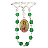 Berkander BK-12445 Our Lady Of Guadalupe Rosary Broach