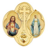 Berkander BK-12467 Sacred Heart & Miraculous Lapel Pin