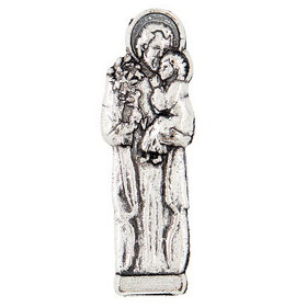 Berkander BK-12616 Saint Joseph And Child Metal Statue