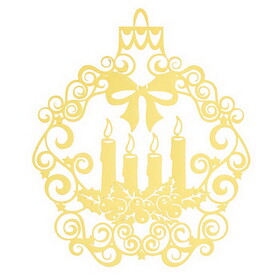 Berkander BK-12709 Brass Christmas Ornament - Advent