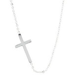 Berkander BK-12731 Silver Cross Pendant Necklace