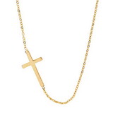 Berkander BK-12732 Gold Cross Pendant Necklace