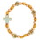 Berkander BK-12743 Saint Benedict Wood Bead Bracelet