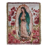 Berkander BK-12750 Our Lady Of Guadalupe Tapestry Throw Blanket
