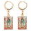 Berkander BK-12754 Our Lady Of Guadalupe Gold Earrings