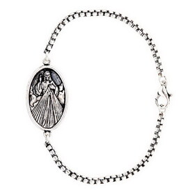 Berkander BK-12772 Divine Mercy Box Chain Bracelet