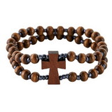 Berkander BK-12810 Double Wood Cross Bracelet