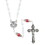 Berkander BK-12815 Wedding Rosary With Special Intertwining Rings Centerpiece - White