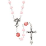 Berkander BK-12817 Cherish Collection Rosary - Pink Pearl