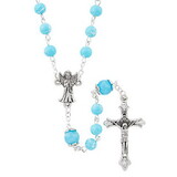 Berkander BK-12818 Cherish Collection Rosary - Light Blue