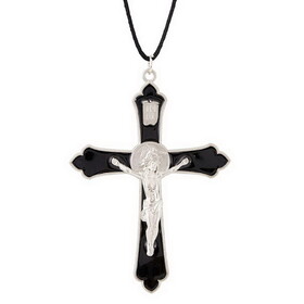 Berkander BK-12838 Saint Michael Crucifix With Prayer Card