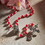 Berkander BK-12846 Red Oval Bead Sacred Heart Rosary