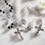 Berkander BK-12847 Wedding Rosary With Special Intertwining Rings - White
