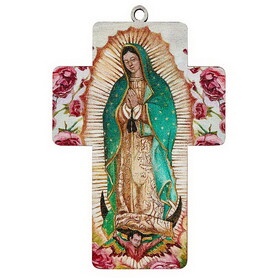 Berkander BK-12869 5" Our Lady Of Guadalupe Wall Cross