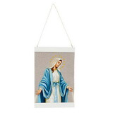 Berkander BK-12887 Our Lady Of Grace Canvas Wall Hang - Gray Background