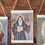 Berkander BK-12894 Saint Benedict Canvas Wall Hang