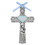 Berkander BK-18079 Pink Praying Girl Cross Crib Medal