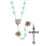 Berkander BK-18205 Golden Rose Collection - Aqua Rosary