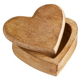 47th & Main Wooden Heart Box