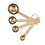 47th & Main BMR258 Measuring Spoons - Gold