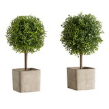 47th & Main BMR266 Topiary Ball In Planter Set