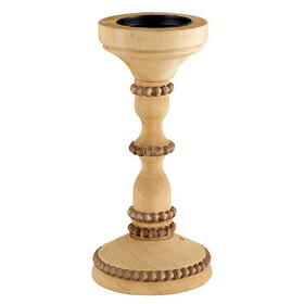 47th & Main Wooden Candle Holder
