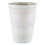 47th & Main BMR643 Matte White Stripes Vase