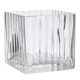 47th & Main BMR737 Square Clear Glass Vase - Small