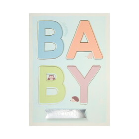 C.R. Gibson BOC-25814 WOODLAND Baby Greeting Card