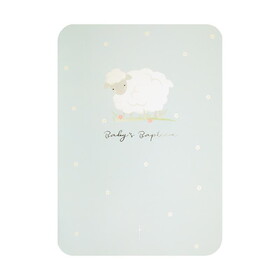 C.R. Gibson BOC-25816 LAMB BAPTISM Baby Greeting Card