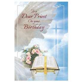 Alfred Mainzer Alfred Mainzer Priest Birthday Card