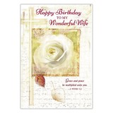Alfred Mainzer BW53051 Happy Birthday to a Wonderful Wife - Birthday Card