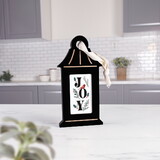 P.Graham Dunn BWT0054 Lantern Christmas Shape Sign - Joy
