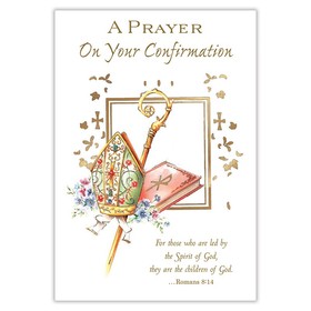 Alfred Mainzer CF37086 A Prayer On Your Confirmation - General Confirmation Card