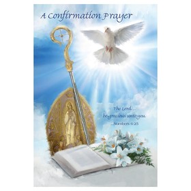 Alfred Mainzer CF52014 A Confirmation Prayer - General Confirmation Card