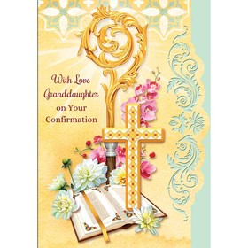 Alfred Mainzer CF53041 With Love Granddaughter on Your Confirmation Card